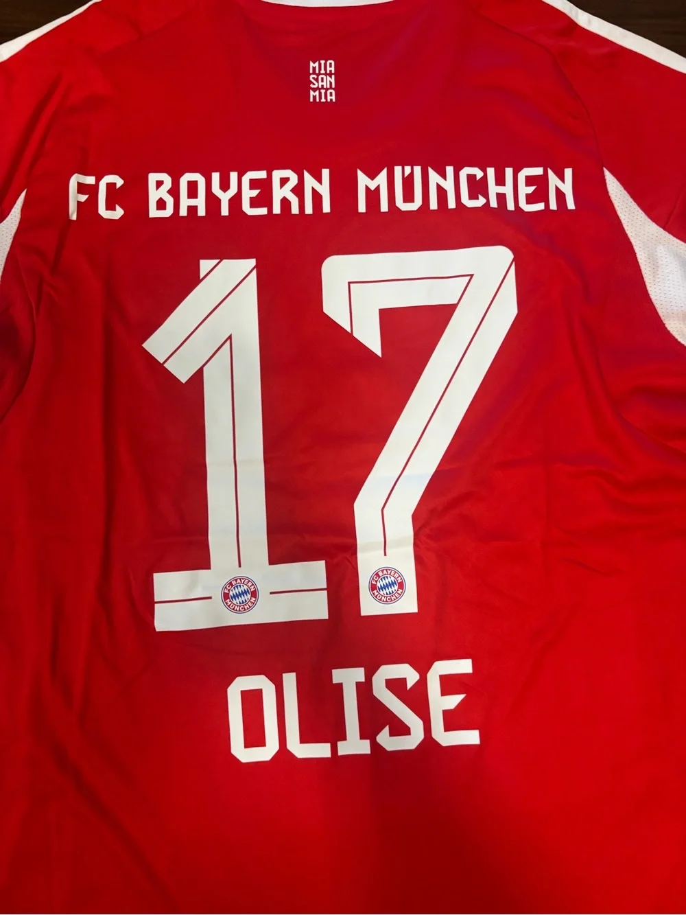 adidas Bayern Munich Home Jersey in Red and White